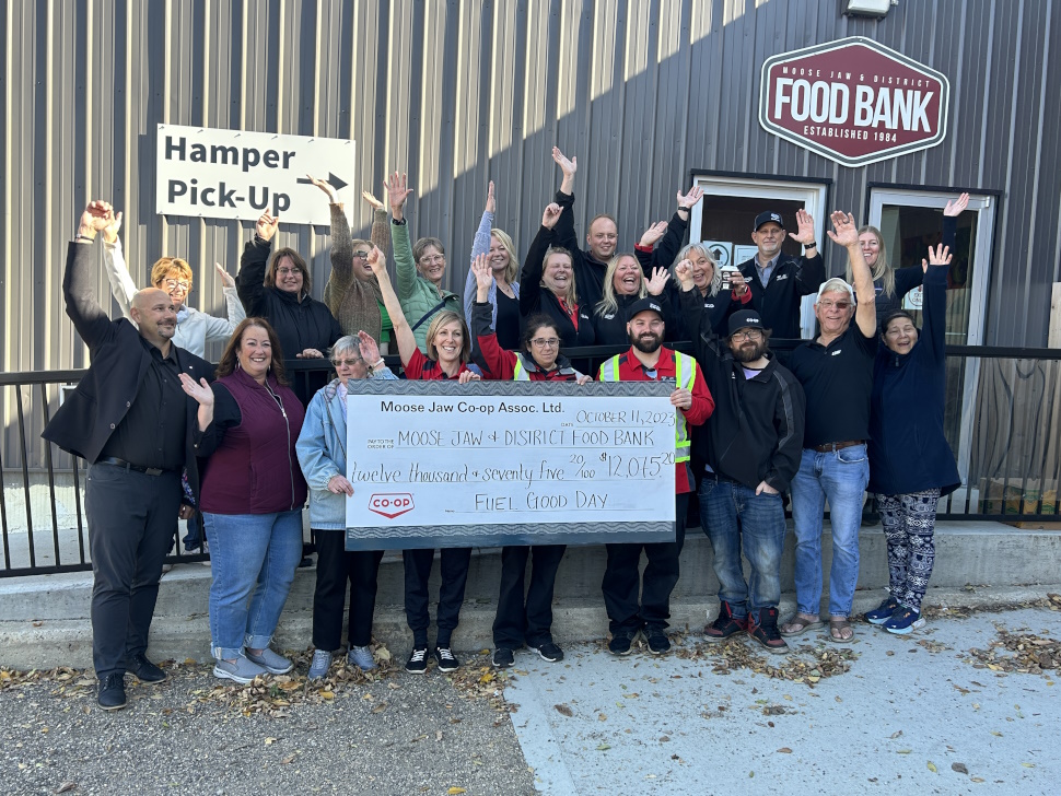 Fuel Good Day raises over 12,000 for Moose Jaw and District Food Bank
